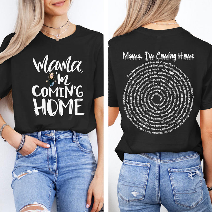 Mama I'm Coming Home Ozzy Osbourne Cotton Crew Neck T-shirt