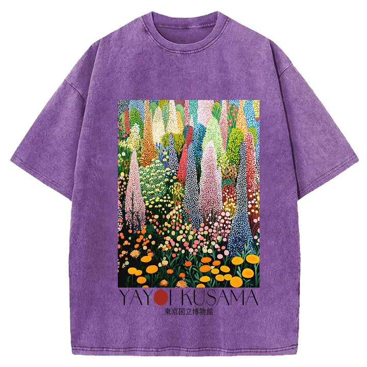 Yayoi Kusama Vintage Washed Crew Neck T-Shirt