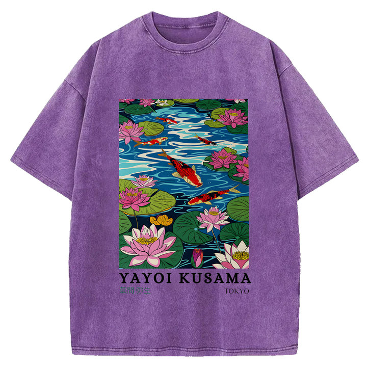 Yayoi Kusama Vintage Washed Crew Neck T-Shirt