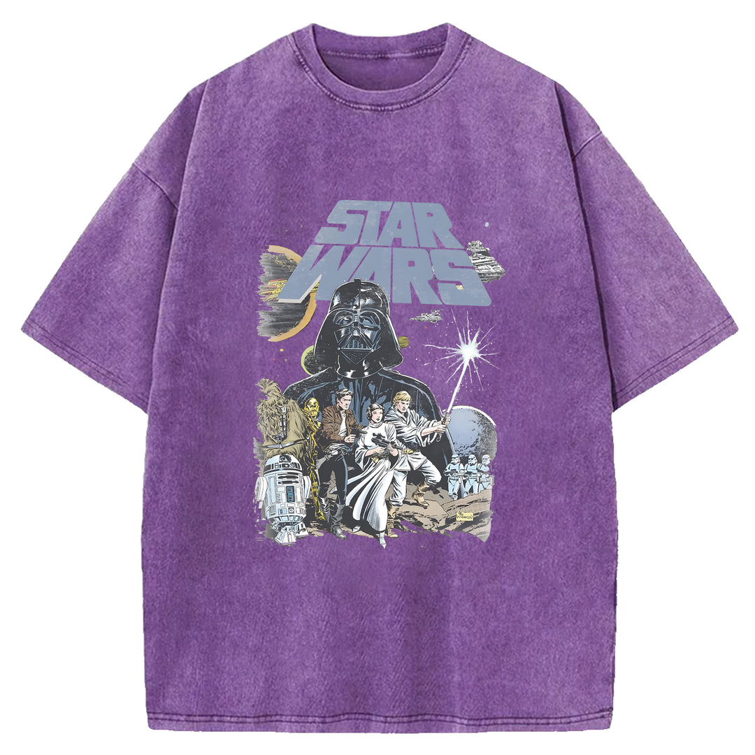 Vintage Star Wars Washed Crew Neck T-Shirt