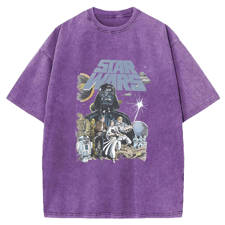 Vintage Star Wars Washed Crew Neck T-Shirt