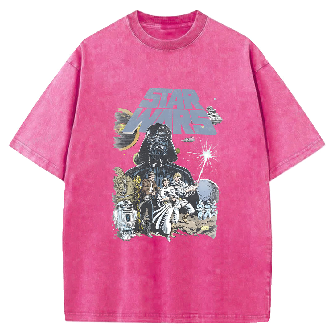 Vintage Star Wars Washed Crew Neck T-Shirt