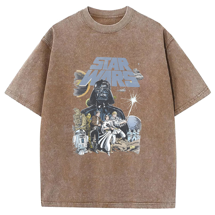 Vintage Star Wars Washed Crew Neck T-Shirt