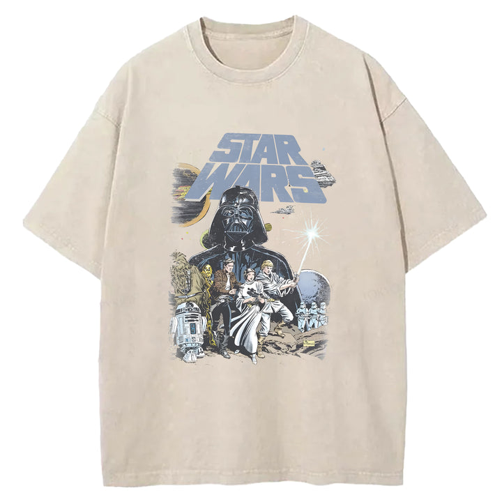 Vintage Star Wars Washed Crew Neck T-Shirt