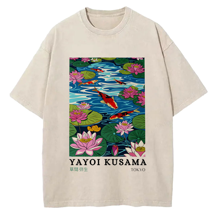 Yayoi Kusama Vintage Washed Crew Neck T-Shirt