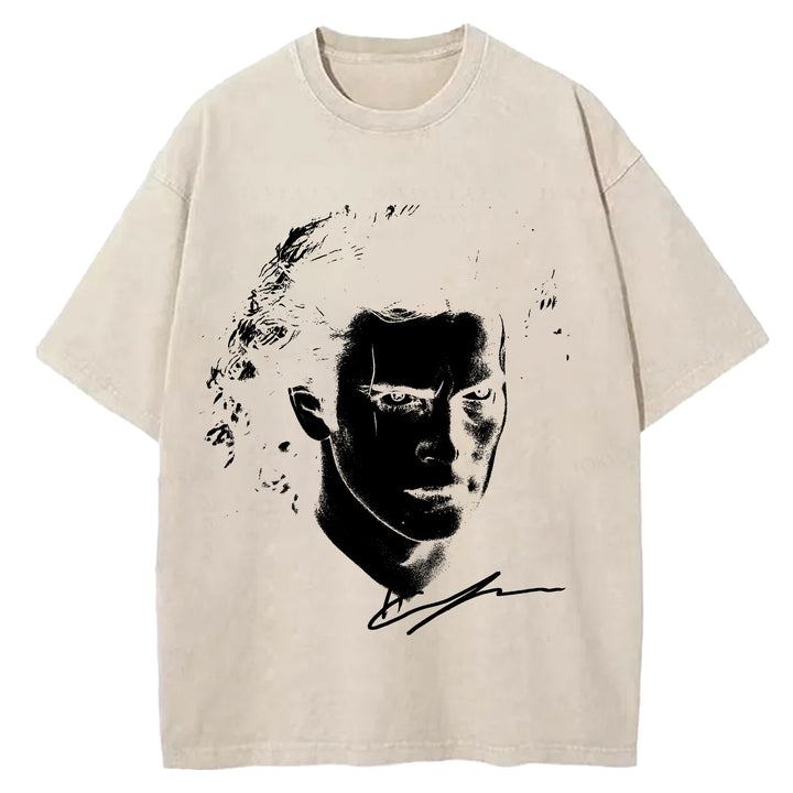 Star Wars Vintage Japanese Design Washed Crew Neck T-Shirt
