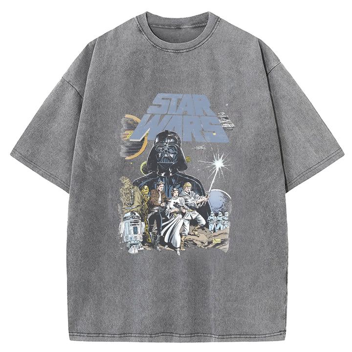 Vintage Star Wars Washed Crew Neck T-Shirt