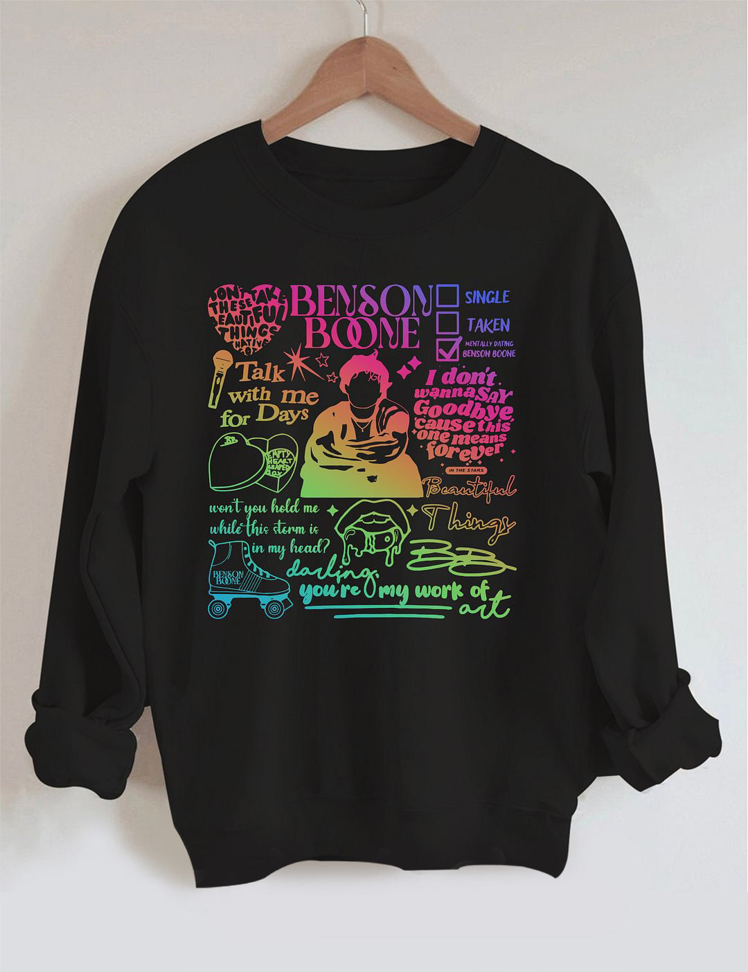 Benson Boone Long Sleeve Casual Top