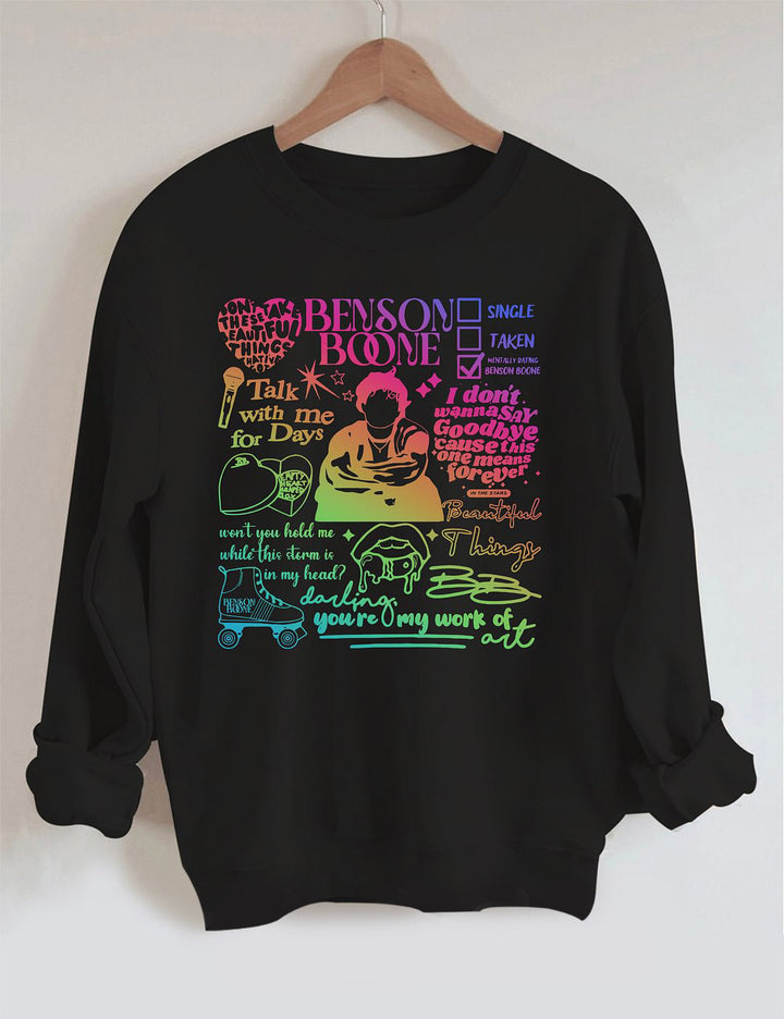 Benson Boone Long Sleeve Casual Top