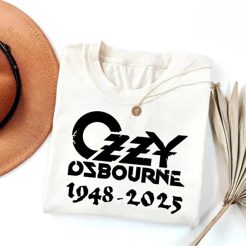 Ozzy Osbourne 1948-2025 Retro T-shirt