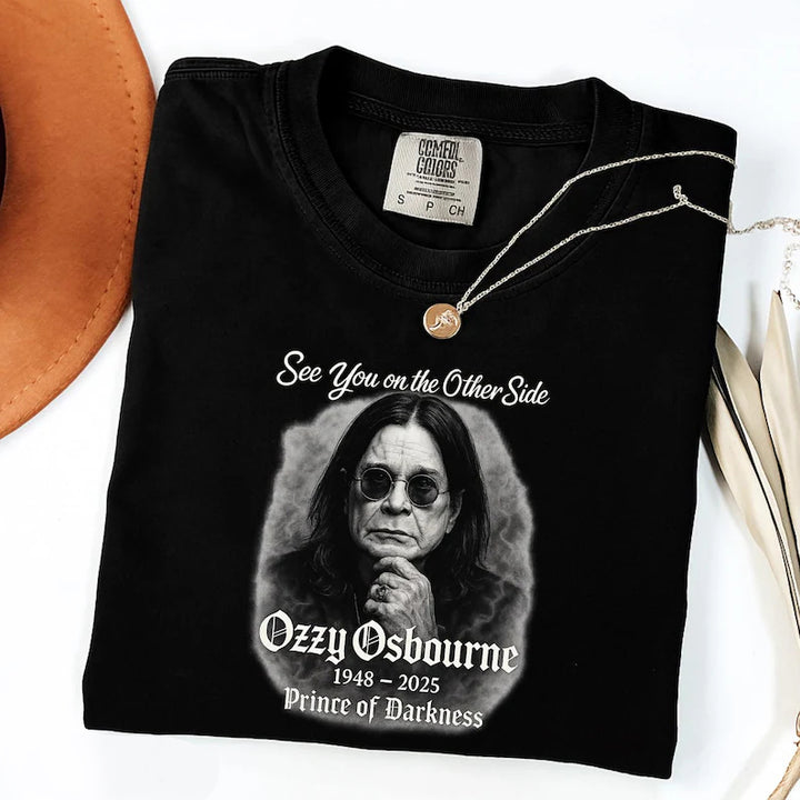See You On The Other Side RIP Ozzy Washed T-shirt