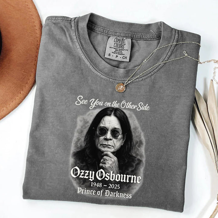 See You On The Other Side RIP Ozzy Washed T-shirt