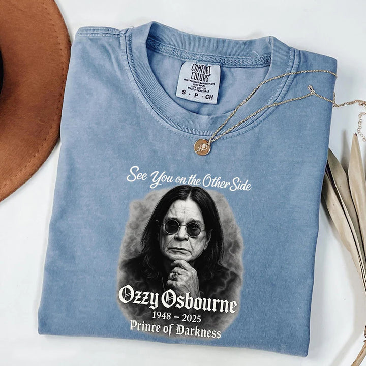 See You On The Other Side RIP Ozzy Washed T-shirt