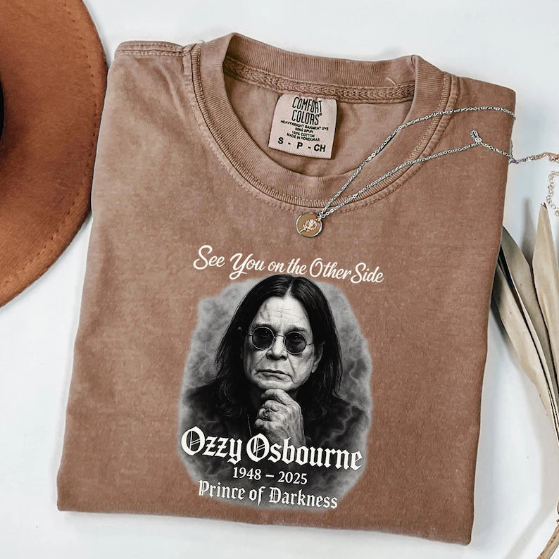 See You On The Other Side RIP Ozzy Washed T-shirt