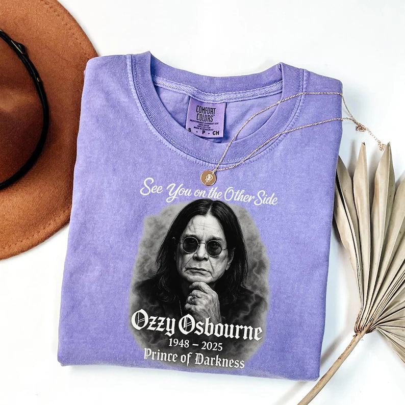 See You On The Other Side RIP Ozzy Washed T-shirt