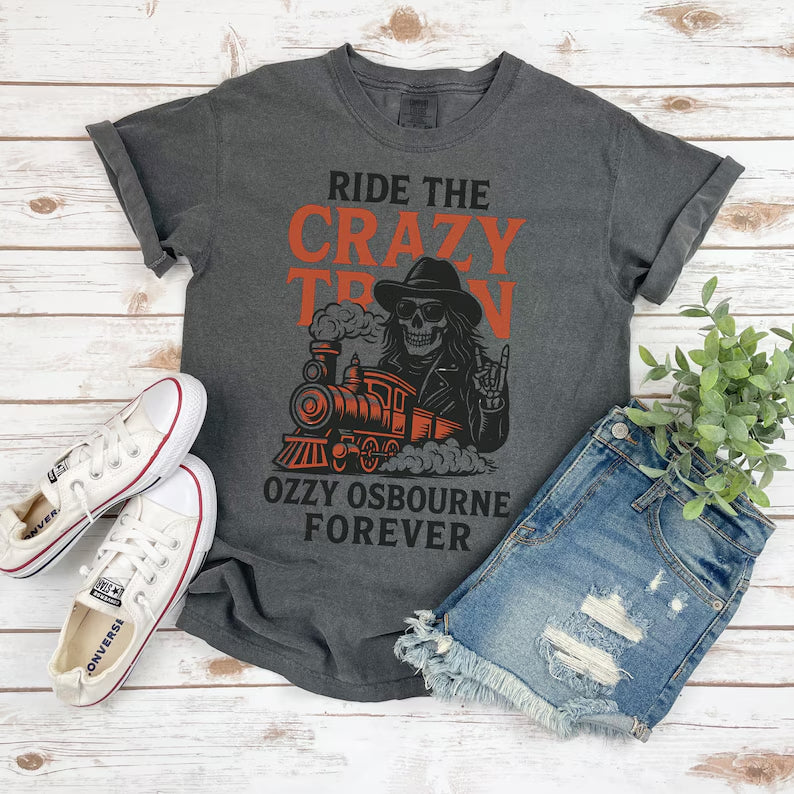 Ride the Crazy Train Ozzy Osbourne Forever T-shirt