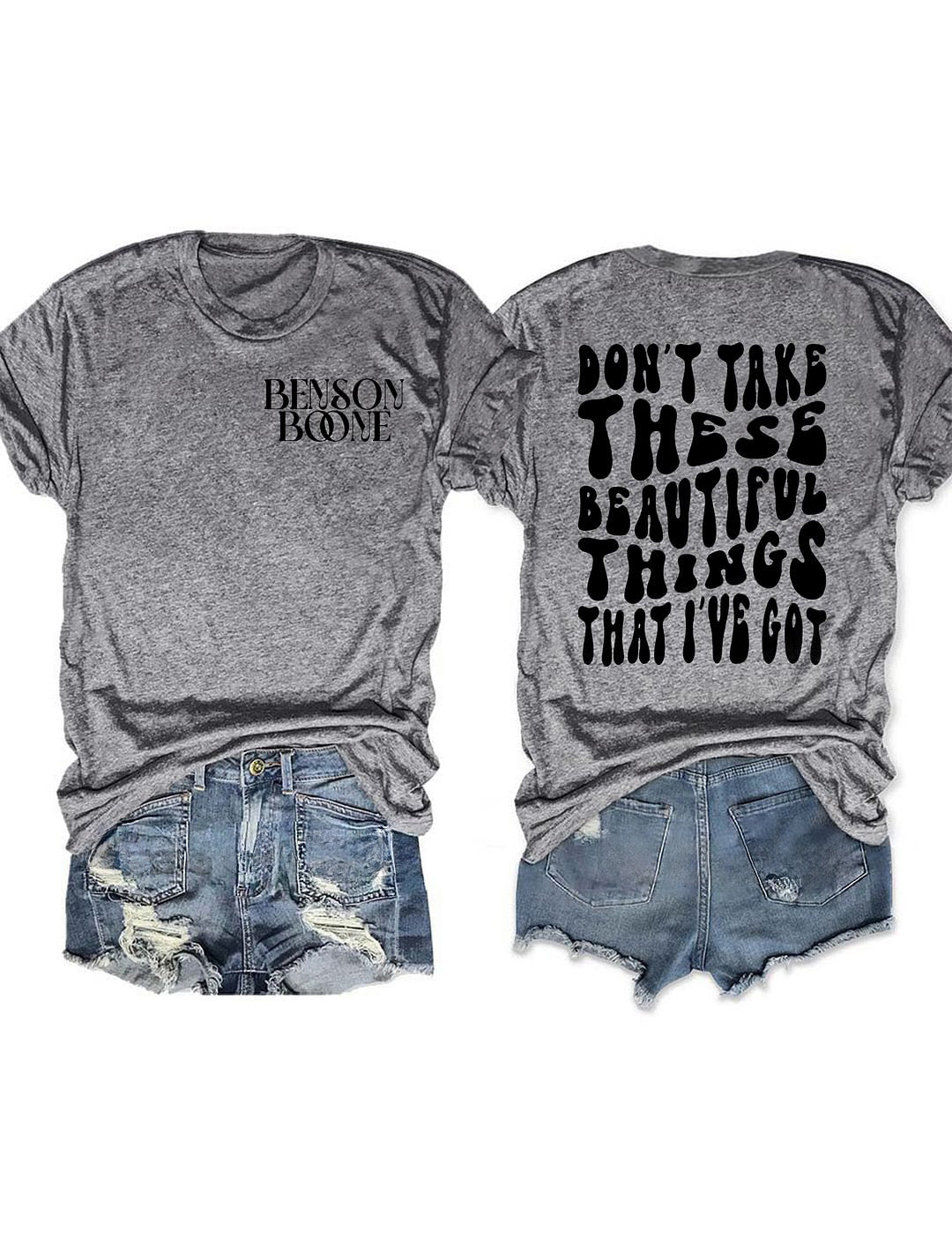 Benson Boone Crew Neck T-shirt