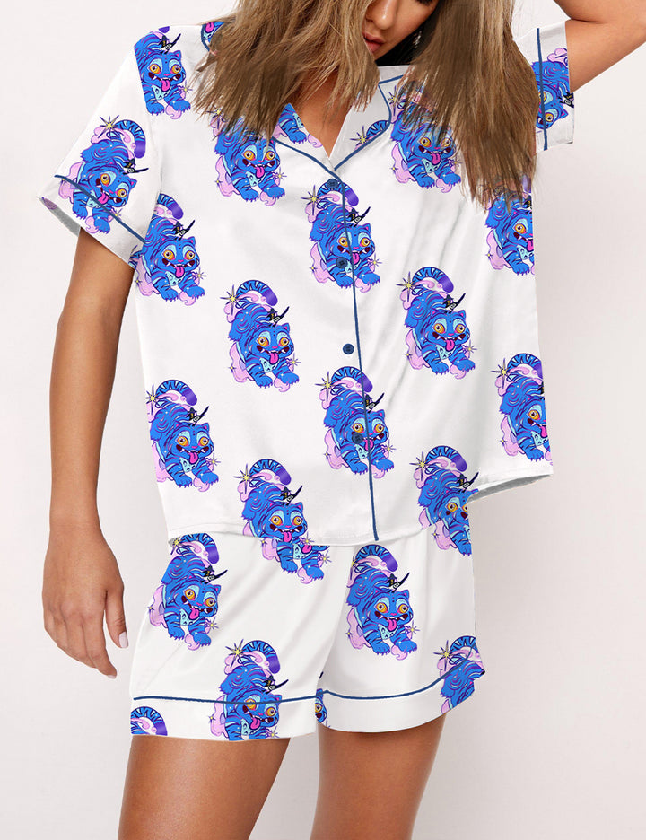 Women's Kpop Demon Hunters Tiger Pajama Set