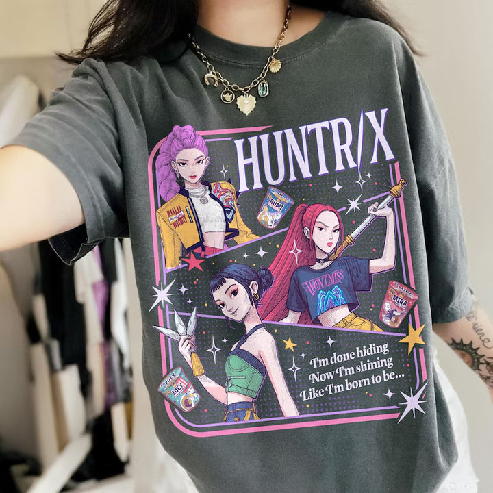 Huntrix Demon Hunters Crew Neck T-shirt