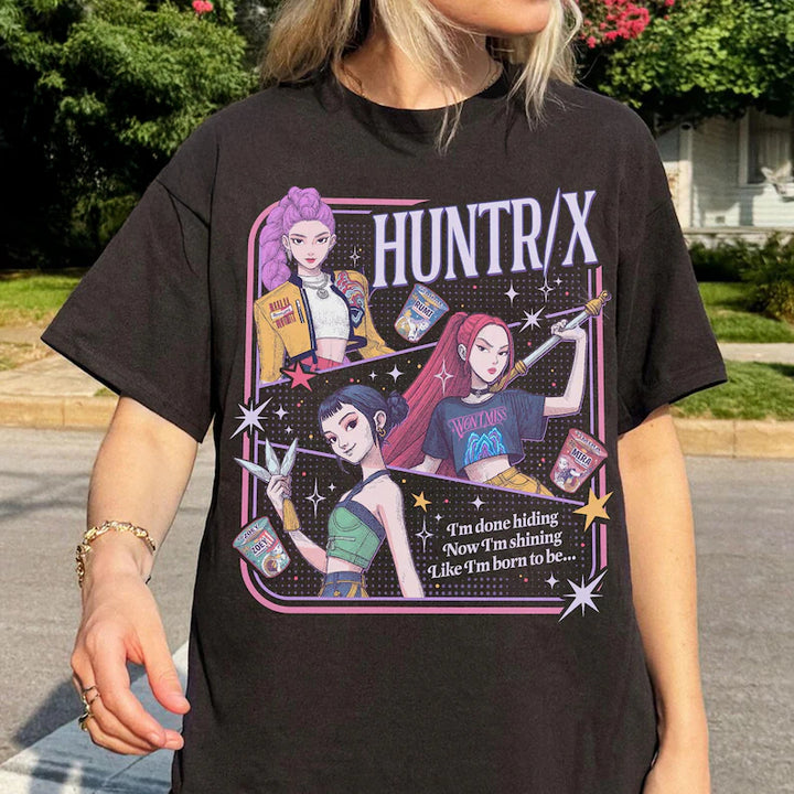 Huntrix Demon Hunters Crew Neck T-shirt