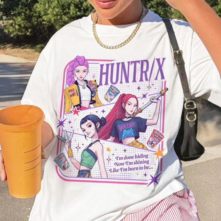 Huntrix Demon Hunters Crew Neck T-shirt