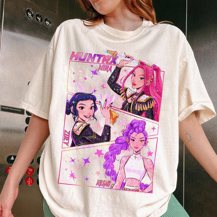 Demon Hunters Huntrix Crew Neck T-shirt
