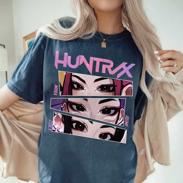 Huntrix Girls Demon Hunter Crew Neck T-shirt