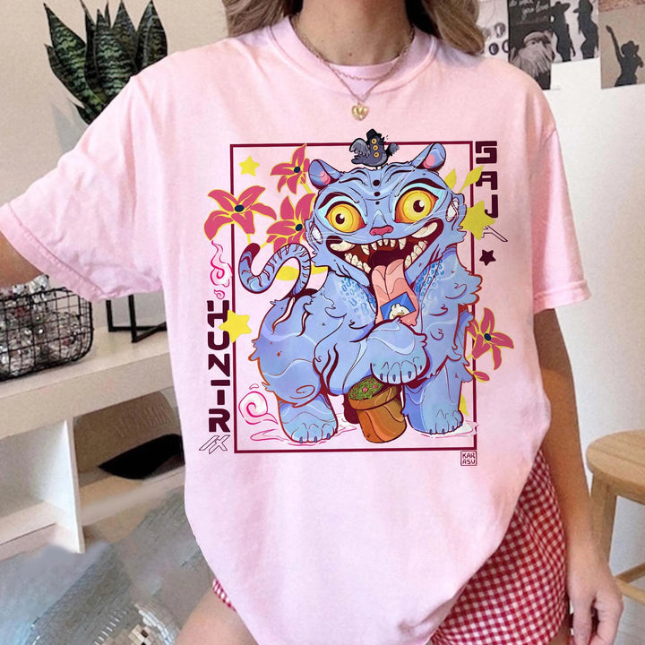 Huntrix Kpop Demo Movie Vintage Print Retro T-shirt