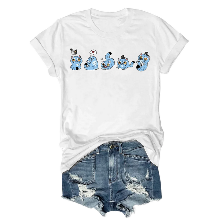 Kpop Demon Hunters Tiger Crew Neck T-shirt