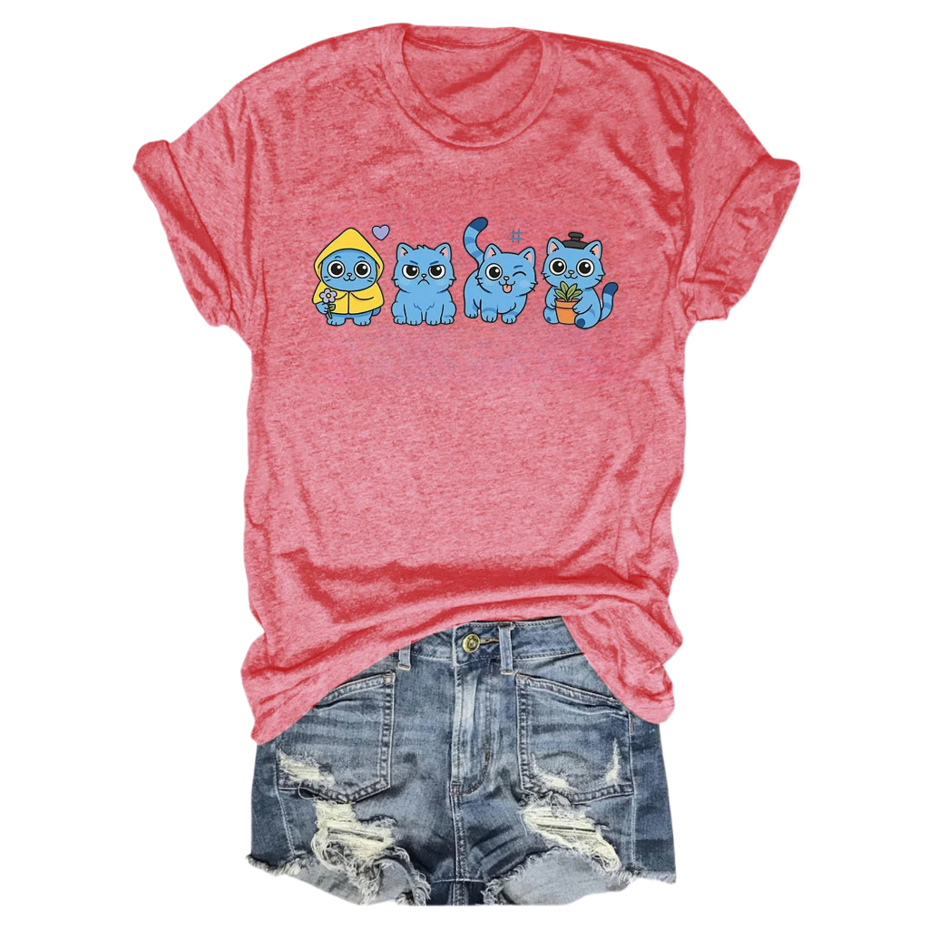 Kpop Demon Hunters Tiger Crew Neck T-shirt