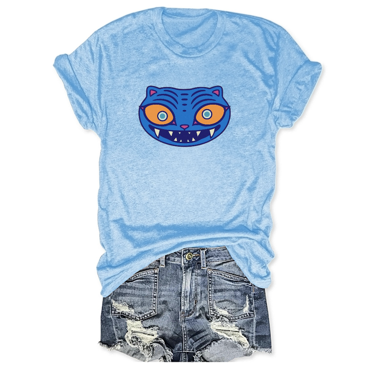 Kpop Demon Hunters Tiger Crew Neck T-shirt