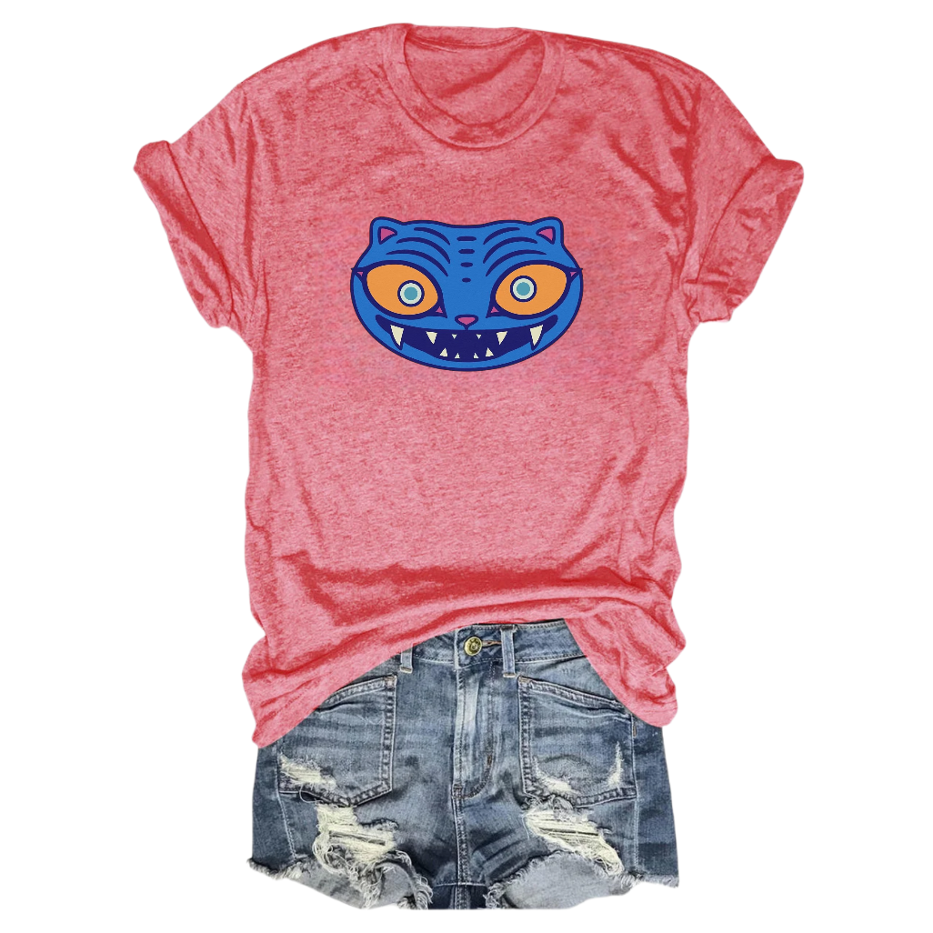 Kpop Demon Hunters Tiger Crew Neck T-shirt