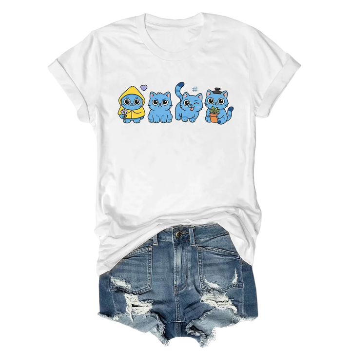 Kpop Demon Hunters Tiger Crew Neck T-shirt