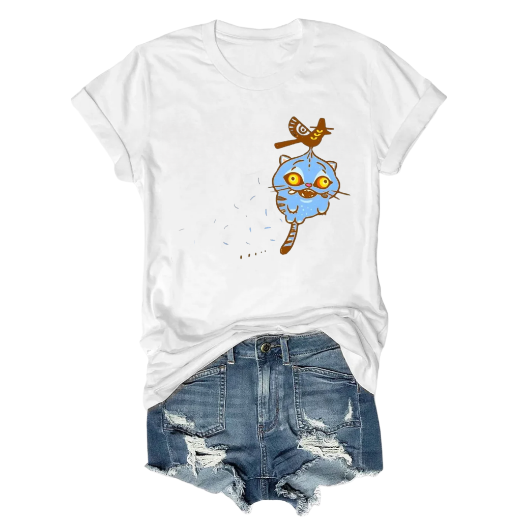 Kpop Demon Hunters Tiger Crew Neck T-shirt