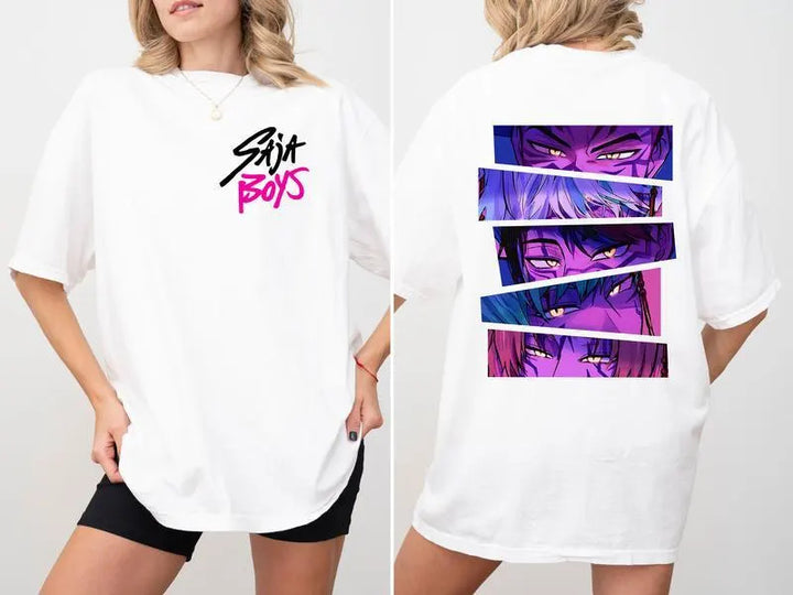 Huntrix Kpop Demo Movie Vintage Print Retro T-shirt