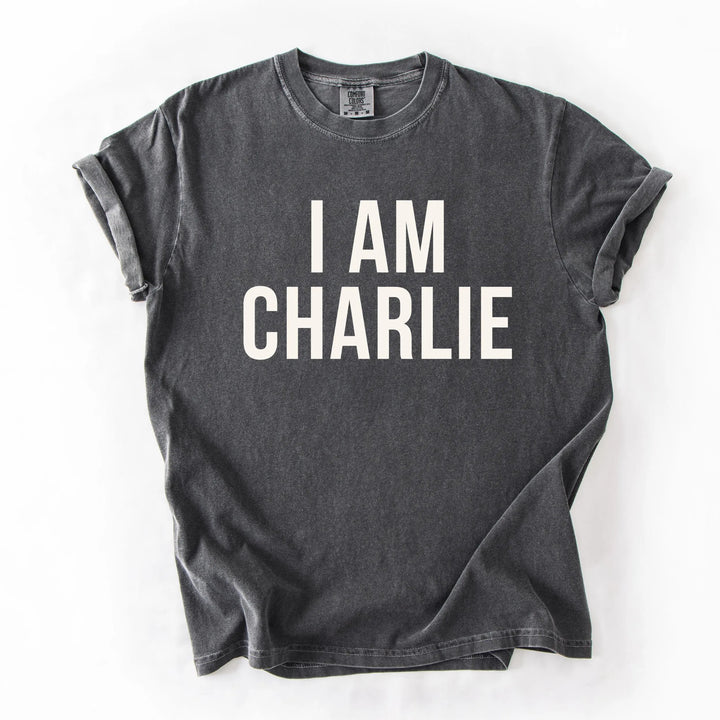 Justice for Charlie Kirk Crew Neck T-shirt