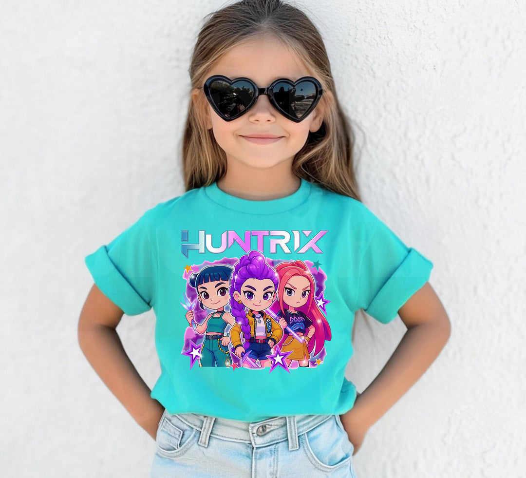 Demon Hunter Huntrix Children's Cotton T-Shirts