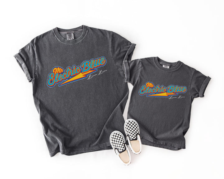 Mr Electric Blue Benson Boone Crew Neck T-Shirt