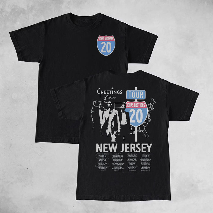 Jonas Brothers From Hometown Crew Neck T-shirt
