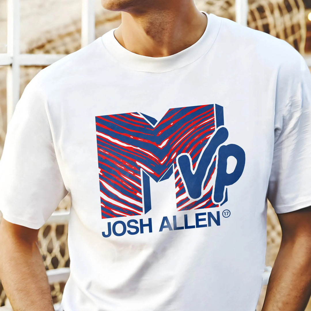 Josh Allen 17 MVP Unisex Cotton Crew Neck T-shirt