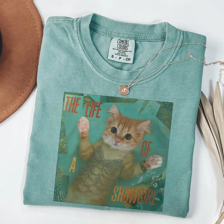 Kitty The Life Of A Showgirl Crew Neck T-shirt
