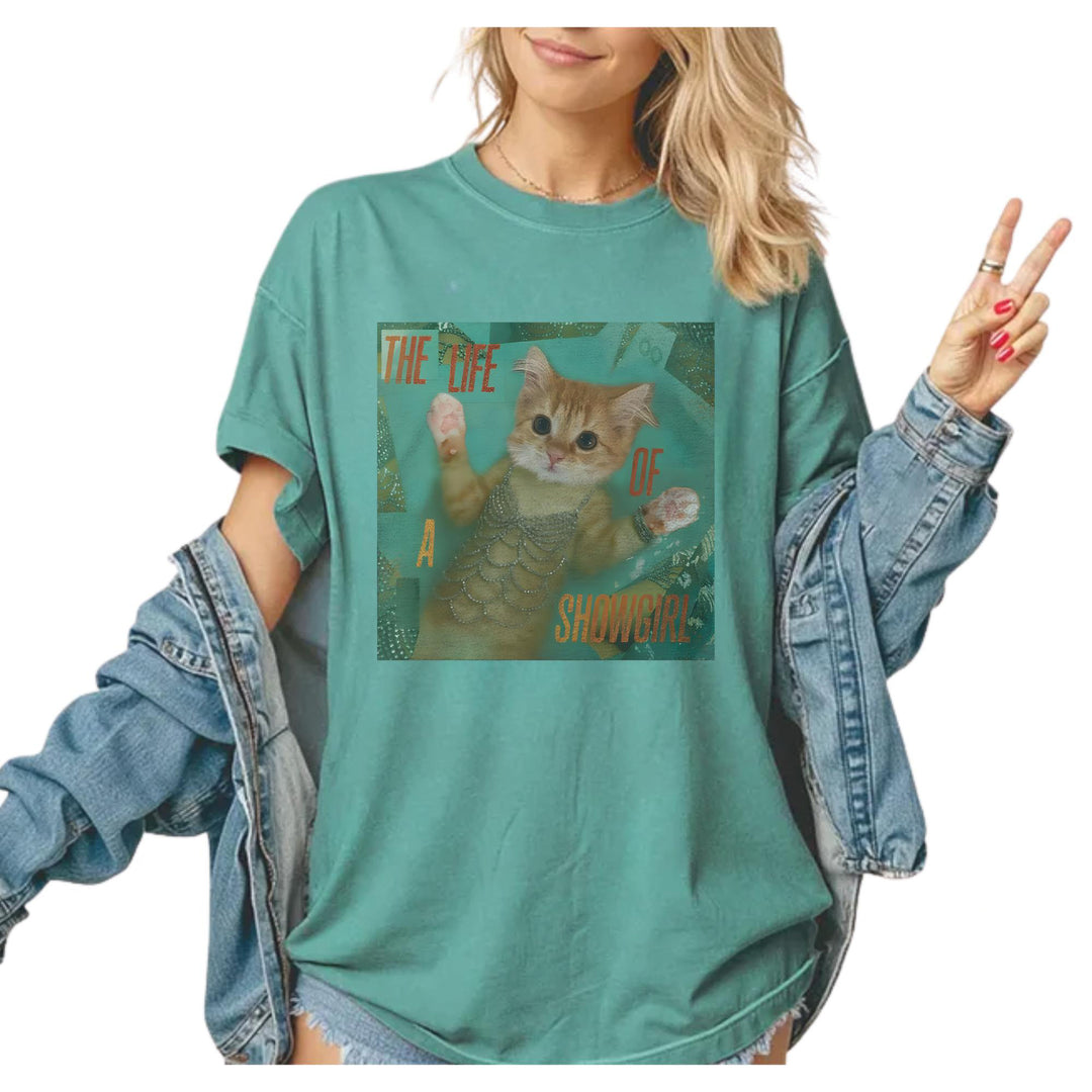 Kitty The Life Of A Showgirl Crew Neck T-shirt
