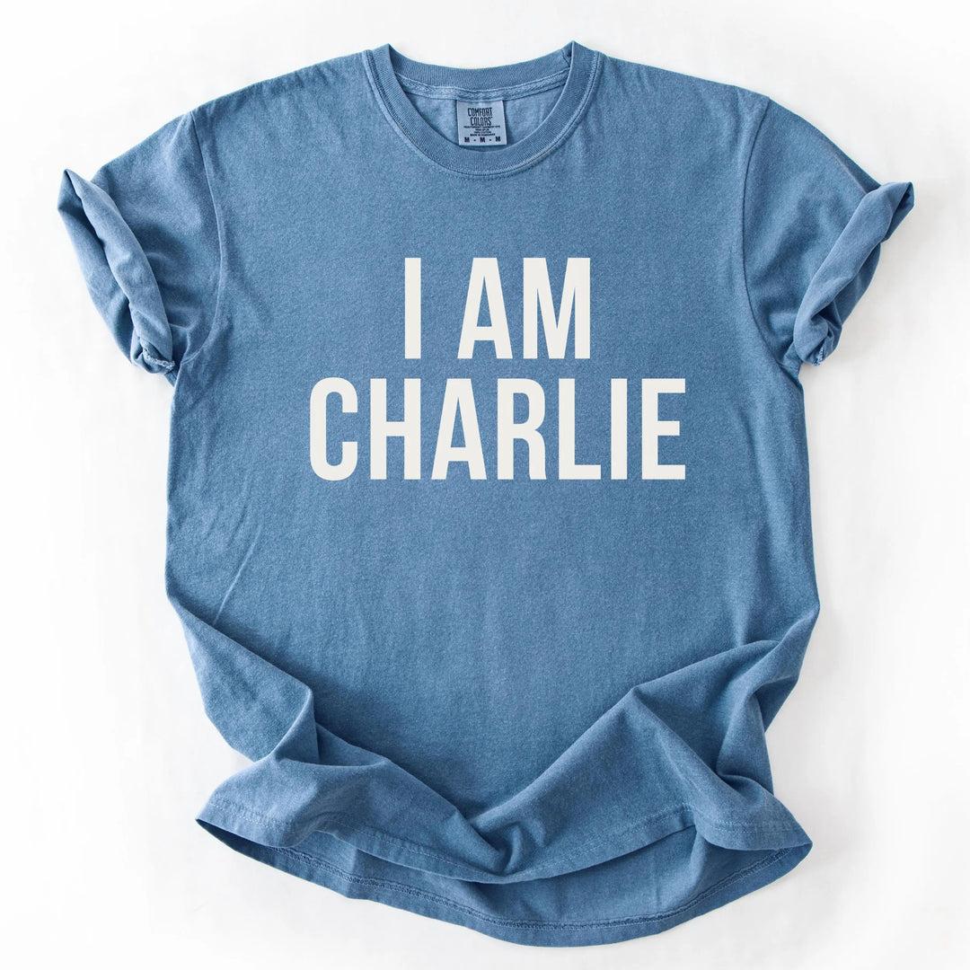 Justice for Charlie Kirk Crew Neck T-shirt