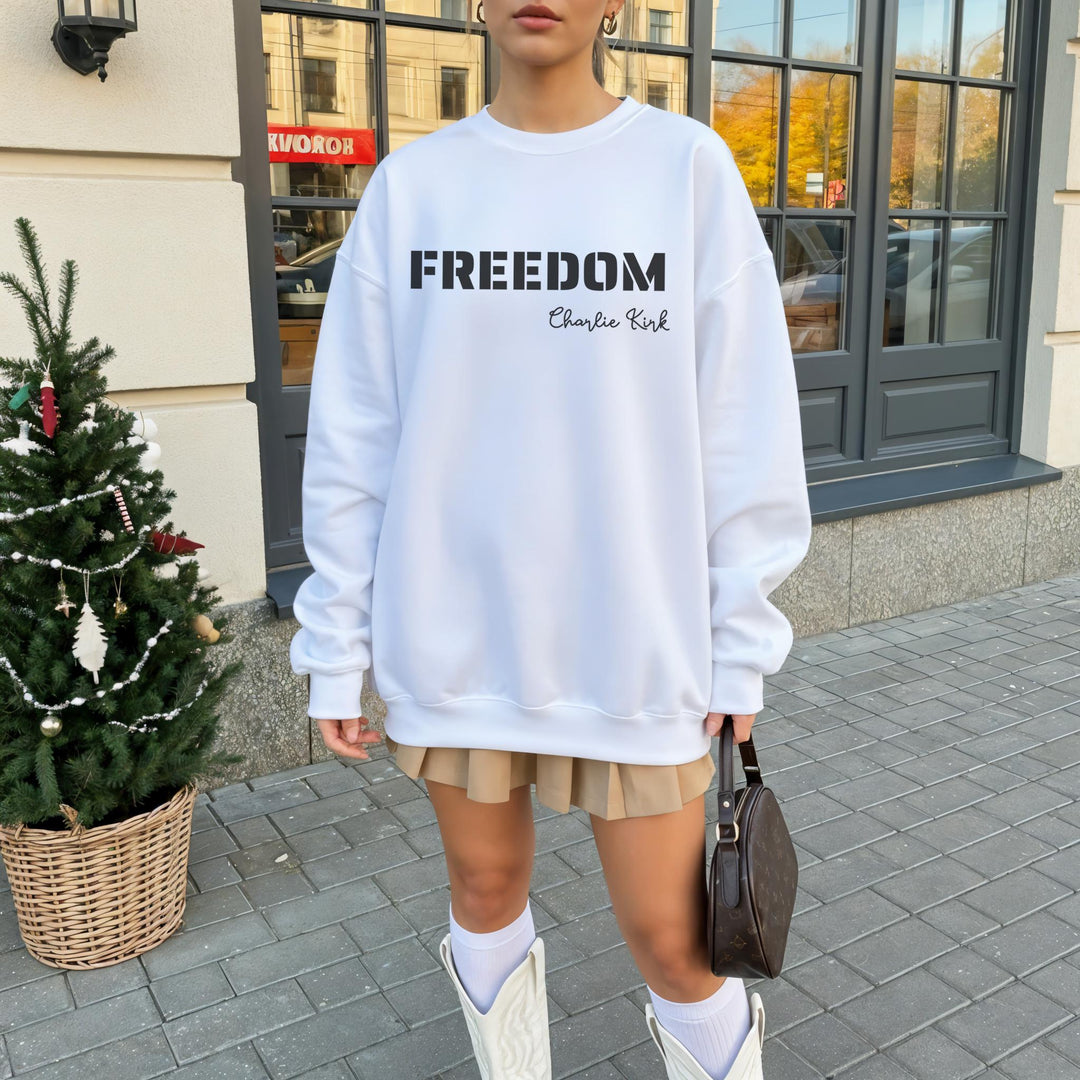 Justice for Charlie Kirk Long Sleeve Casual Top