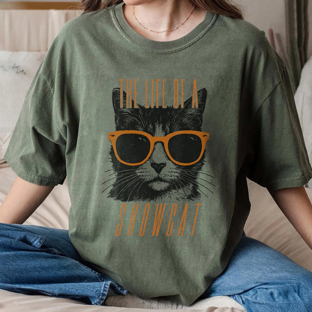 The Life Of A Showcat Crew Neck T-shirt