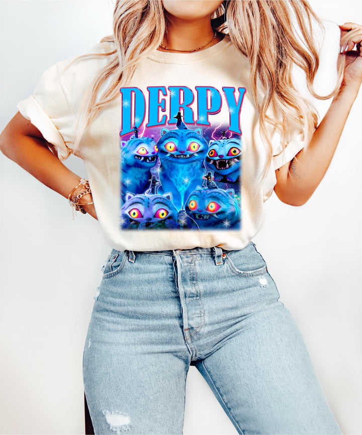 Derpy Tiger Demon Hunter Crew Neck T-Shirt
