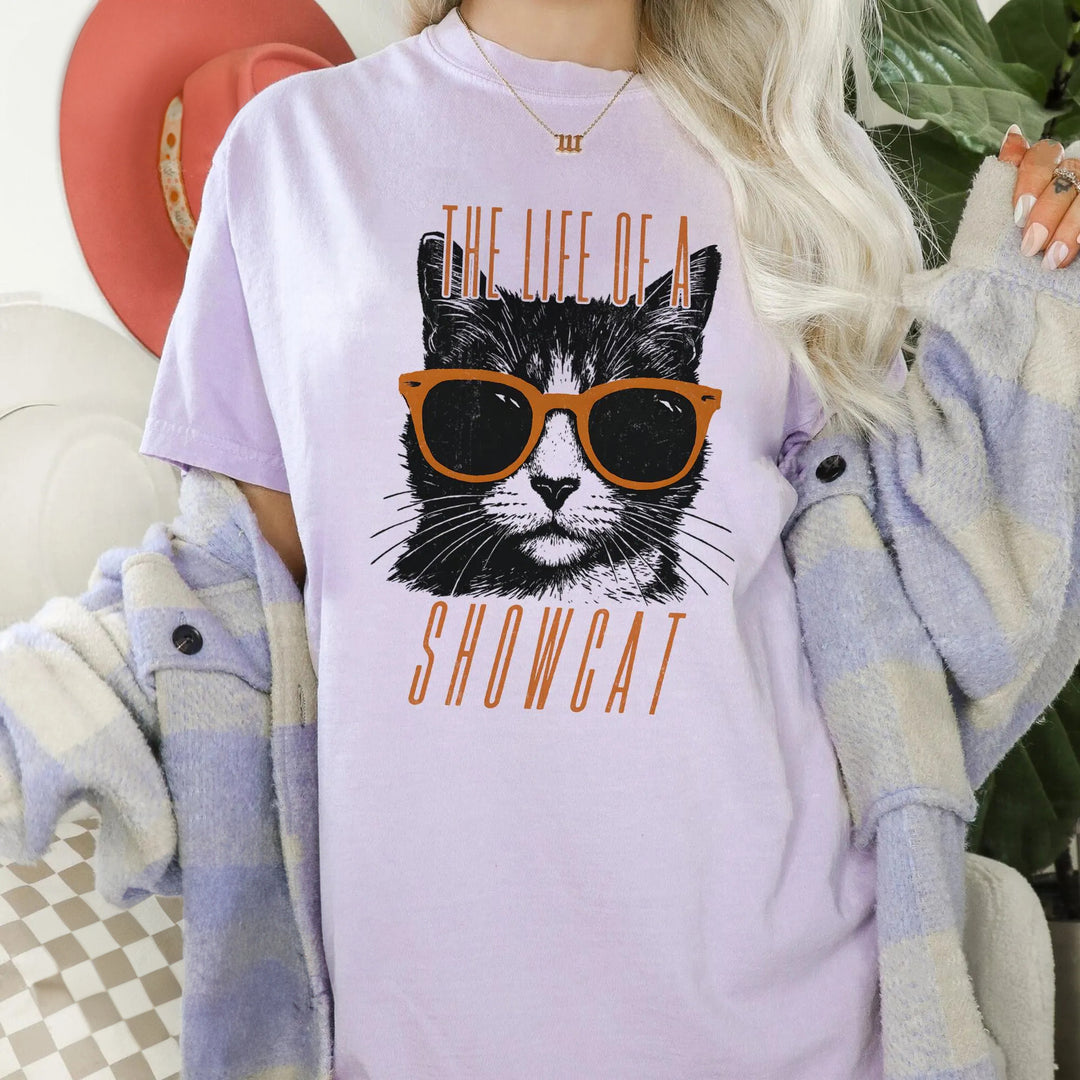 The Life Of A Showcat Crew Neck T-shirt