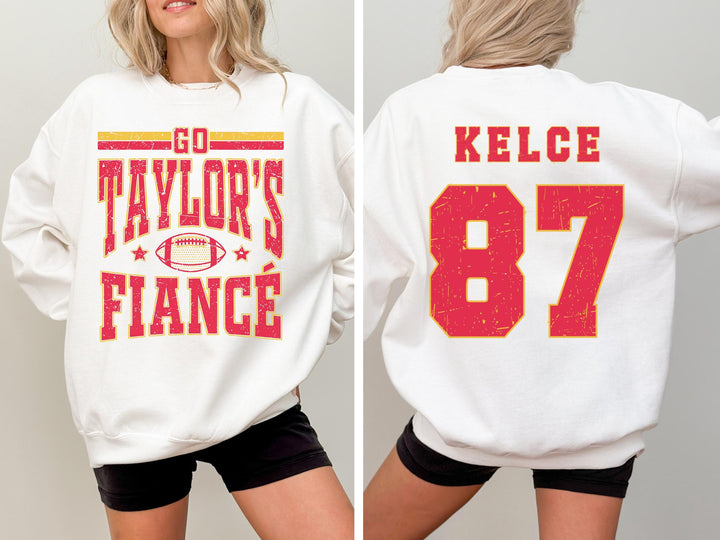 Go Taylor’s Fiance Printed Long Sleeve Casual Top