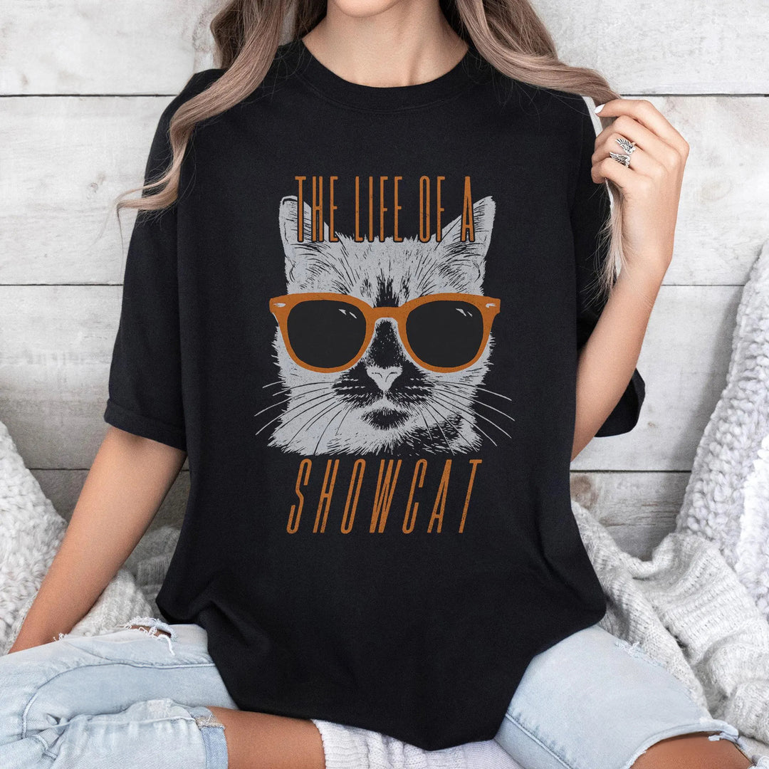 The Life Of A Showcat Crew Neck T-shirt