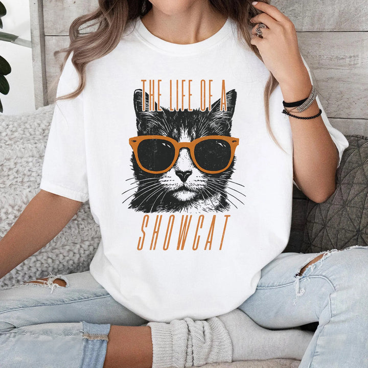 The Life Of A Showcat Crew Neck T-shirt